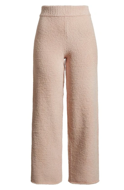 Shop Ugg Terri Wide Leg Sweater Pants In Rose Tea