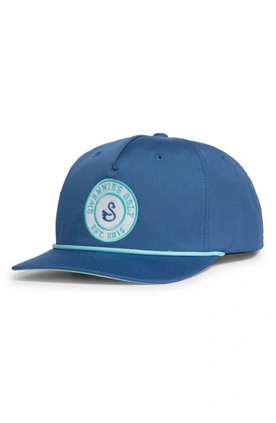 Shop Swannies Keaton Rope Style Water Repellent Trucker Hat In Navy