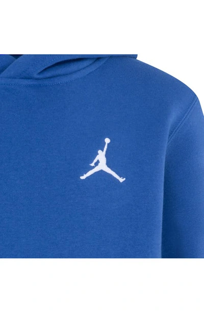 Shop Jordan Kids' Jdb Essentials Hoodie In Industrial Blue