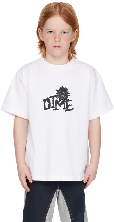 Shop Dime Kids White Sunny T-shirt