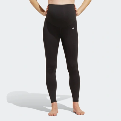 Shop Adidas Originals Women's Adidas Yoga 7/8 Leggings (maternity) In Black
