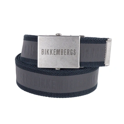 Shop Bikkembergs Cotton Men's Belt In Black