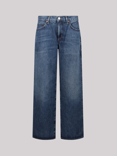 Shop Agolde High-rise Straight-leg Jeans