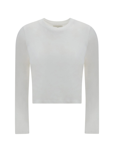 Shop Loulou Studio Long Sleeve Jersey In White