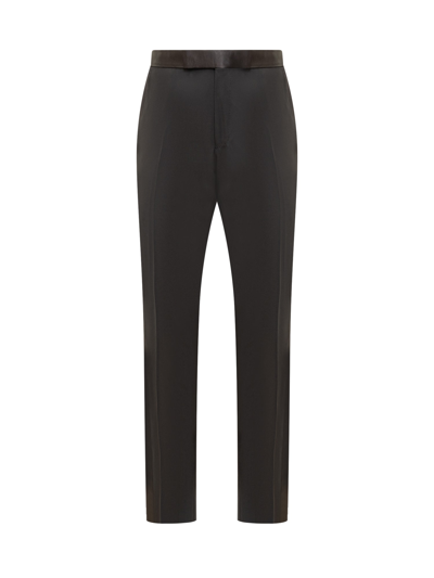 Shop Tom Ford Evening Trouser In Black