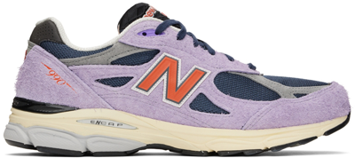Shop New Balance Purple Made In Usa 990v3 Sneakers