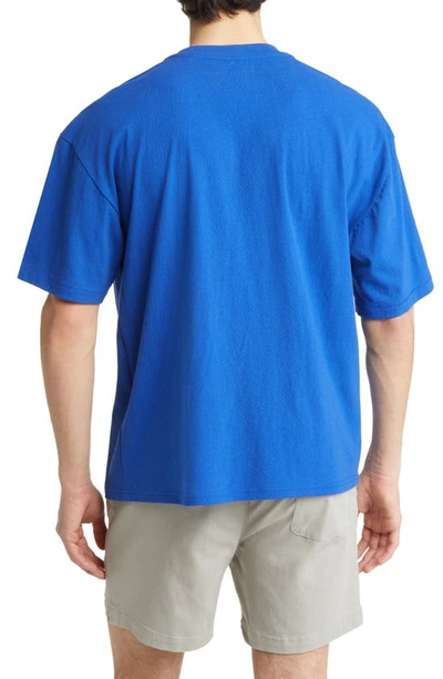 Pacsun Los Angeles Embroidered Boxy T-shirt In Blue