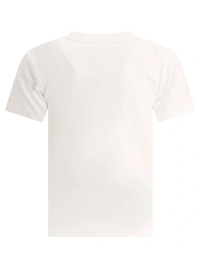 Shop Alaïa T-shirt With Embroidered Logo In White
