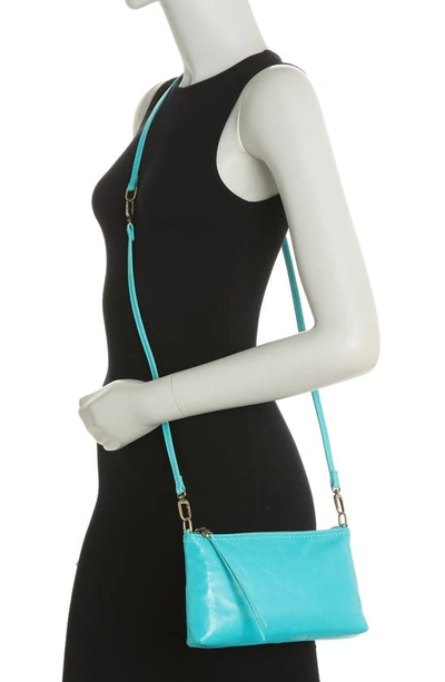 Shop Hobo Darcy Convertible Leather Crossbody Bag In Light Aqua