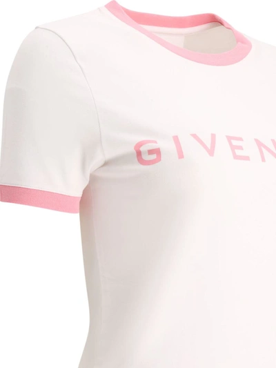 Shop Givenchy " Archetype" T-shirt In White