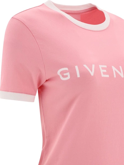 Shop Givenchy " Archetype" T-shirt In Pink