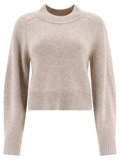 Shop Isabel Marant "leandra" Sweater In Beige
