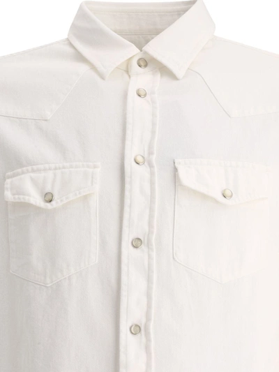 Shop Tom Ford Shirt With Chest Pockets In White