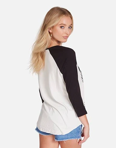 Lauren Moshi Maglan Woodstock Flag In Faded White/onyx