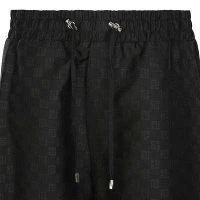 Shop Balmain Trousers Black