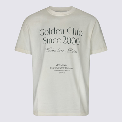 Shop Golden Goose T-shirts And Polos White