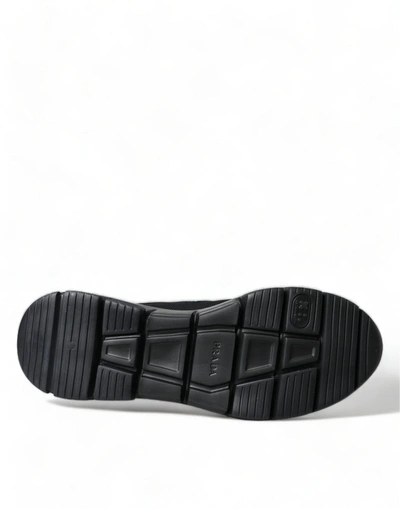 Shop Prada Sleek Low Top Leather Sneakers In Timeless Men's Black