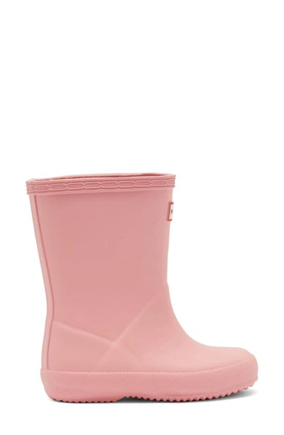 Shop Hunter Kids' First Classic Rain Boot In Purring Pink