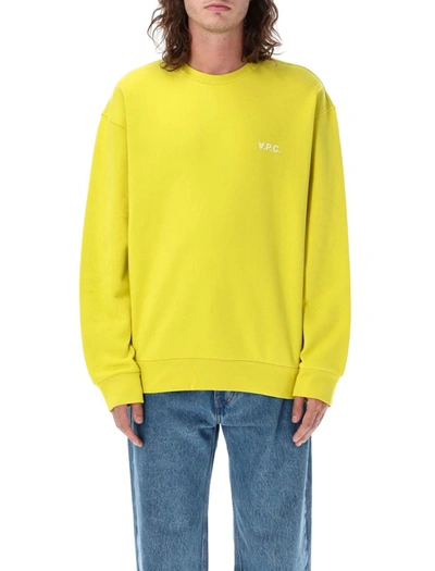 Shop Apc A.p.c. Clint Crewneck In Yellow