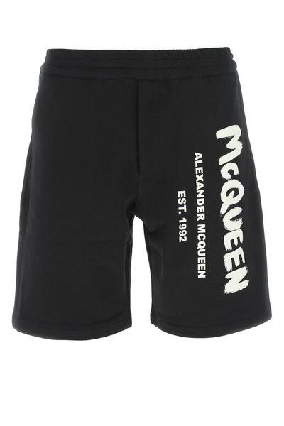 Shop Alexander Mcqueen Shorts In 0901