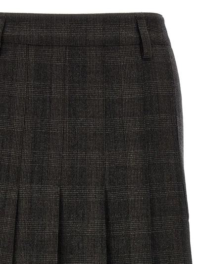 Shop 16arlington 'nimue' Midi Skirt In Gray