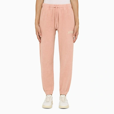 Shop Autry Jersey Jogging Trousers In Pink