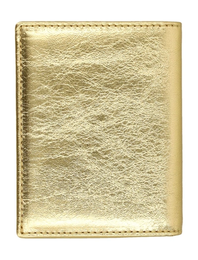 Shop Comme Des Garçons Classic Cardholder In Gold
