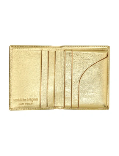 Shop Comme Des Garçons Classic Cardholder In Gold