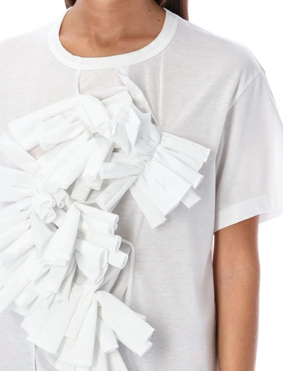 Shop Comme Des Garçons T-shirt Decor In White