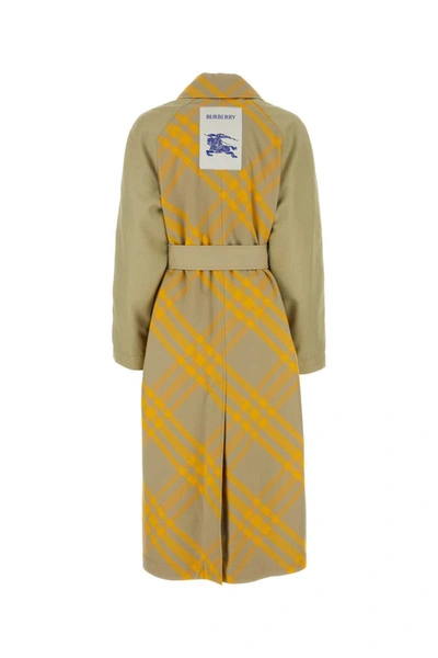 Shop Burberry Trench In Multicoloured