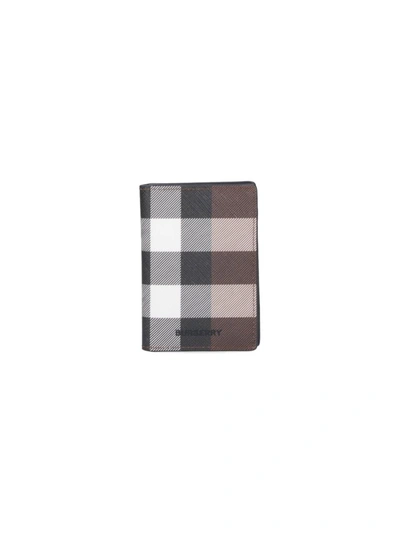 Shop Burberry Wallets In Brown
