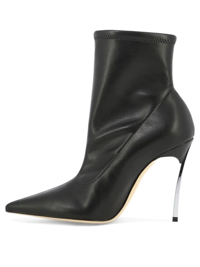 Shop Casadei "blade Lab" Ankle Boots In Black
