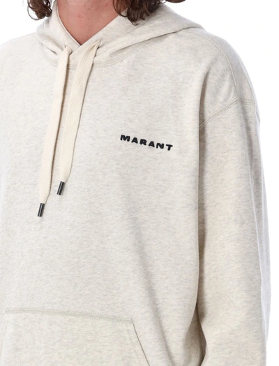 Shop Isabel Marant Marcello Sweatshirt In Ecru