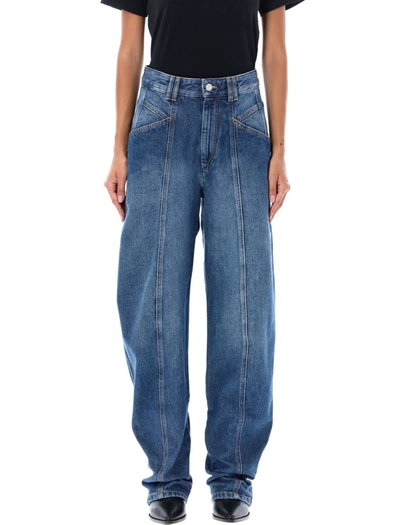 Shop Isabel Marant Vetan Denim Jeans In Blue