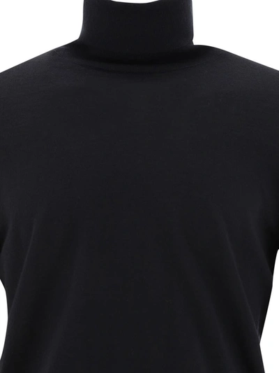 Shop Dolce & Gabbana Cashmere Turtleneck Sweater In Black