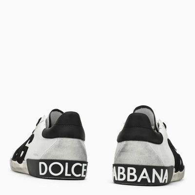 Shop Dolce & Gabbana Dolce&gabbana Used-effect Trainer In White