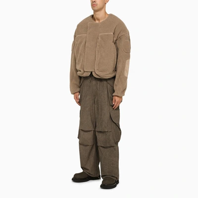 Shop Entire Studios Brunette Cargo Trousers In Brown