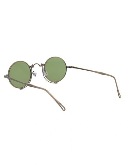 Shop Matsuda Sunglasses In Antique Gold