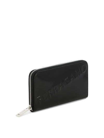 Shop Ferragamo "" Wallet In Black