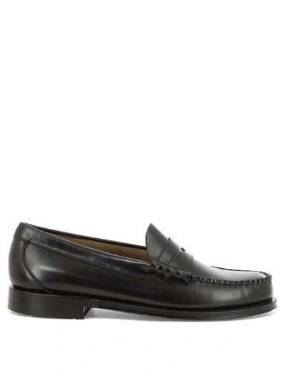 Shop Gh Bass G.h. Bass "weejun Larson Heritage" Loafers In Brown