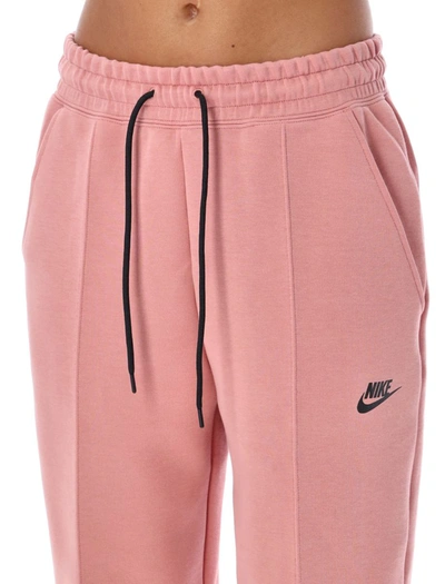 Shop Nike Sportswear Tech Fleece Pants In Rose