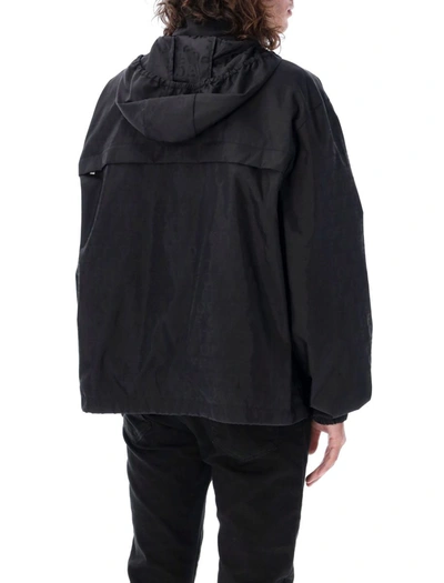 Shop Off-white Off Ao Jacquard Hood Windbreaker In Black