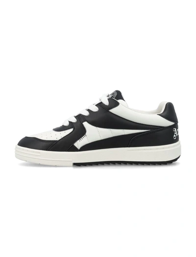 Shop Palm Angels Palm University Sneakers In Black/white