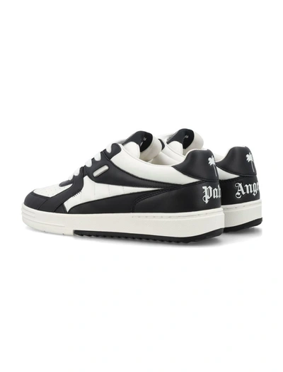 Shop Palm Angels Palm University Sneakers In Black/white