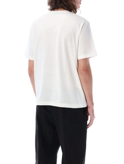 Shop Palm Angels Sartorial Tape Pocket T-shirt In White/white