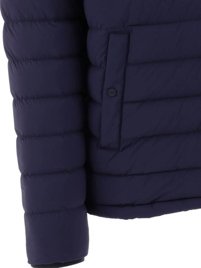 Shop Herno "resort" Down Jacket In Blue