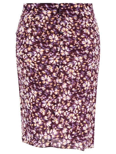 Shop Isabel Marant Étoile "angelica" Skirt In Purple