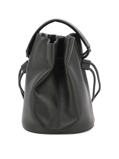 Shop J & M Davidson J&m Davidson "mini Nube" Bucket Bag In Black