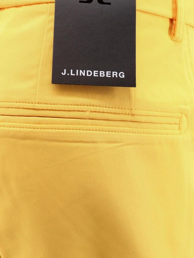 Shop J. Lindeberg J.lindeberg Bermuda Shorts In Yellow