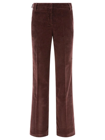 Shop Jacob Cohen "selena" Trousers In Brown